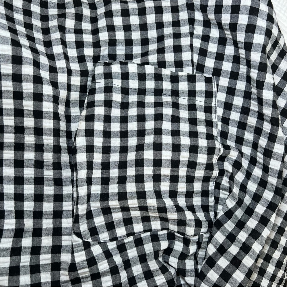 Dubgee by Whoopi Cacoon Dress Black & White Check - Picture 7 of 8
